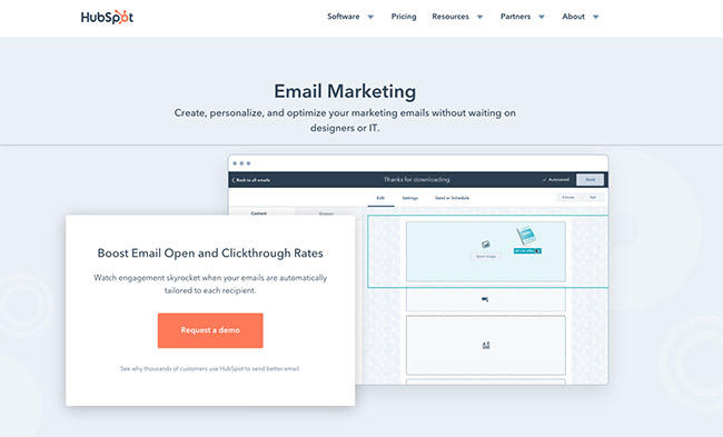 hubspot email marketing