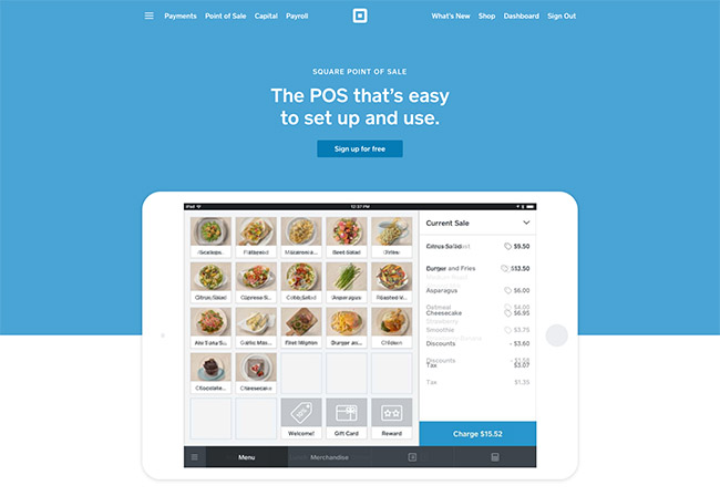 square pos homepage