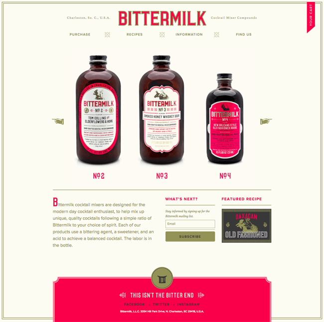 shopify stores - bittermilk