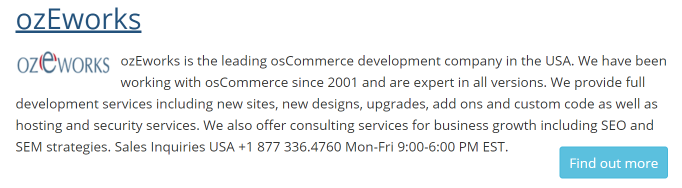 Comercio electrónico de código abierto - oscommerce socios