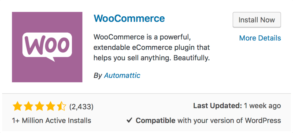 comercio electrónico de código abierto - woocommerce plugin