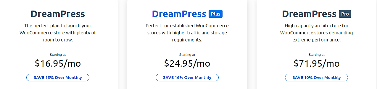 dreamhost wordpress hosting pricing