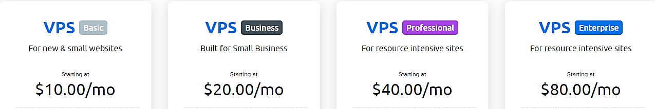 dreamhost vps pricing