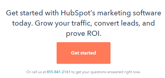 HubSpot marketing hub get started